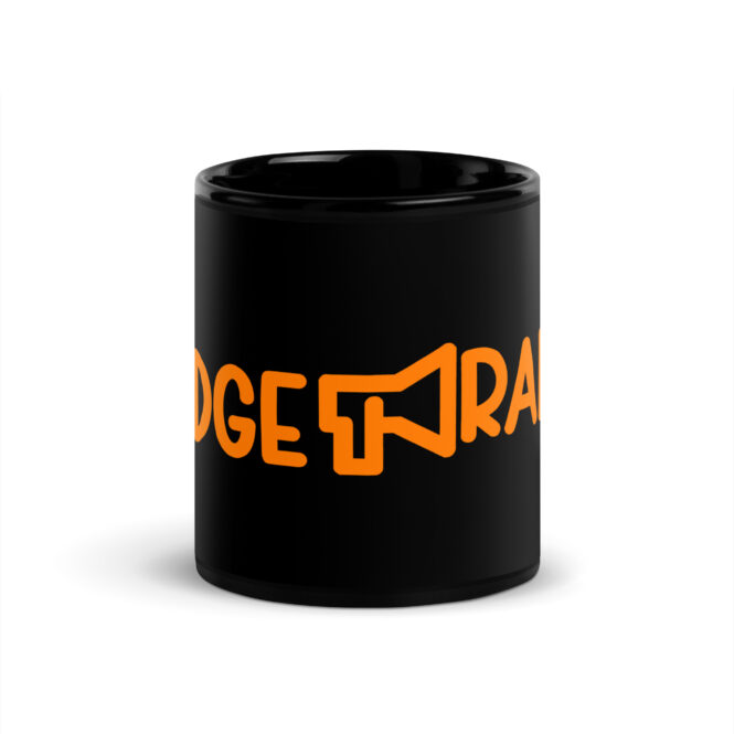 Fladge Rants Glossy Mug Black - Image 3
