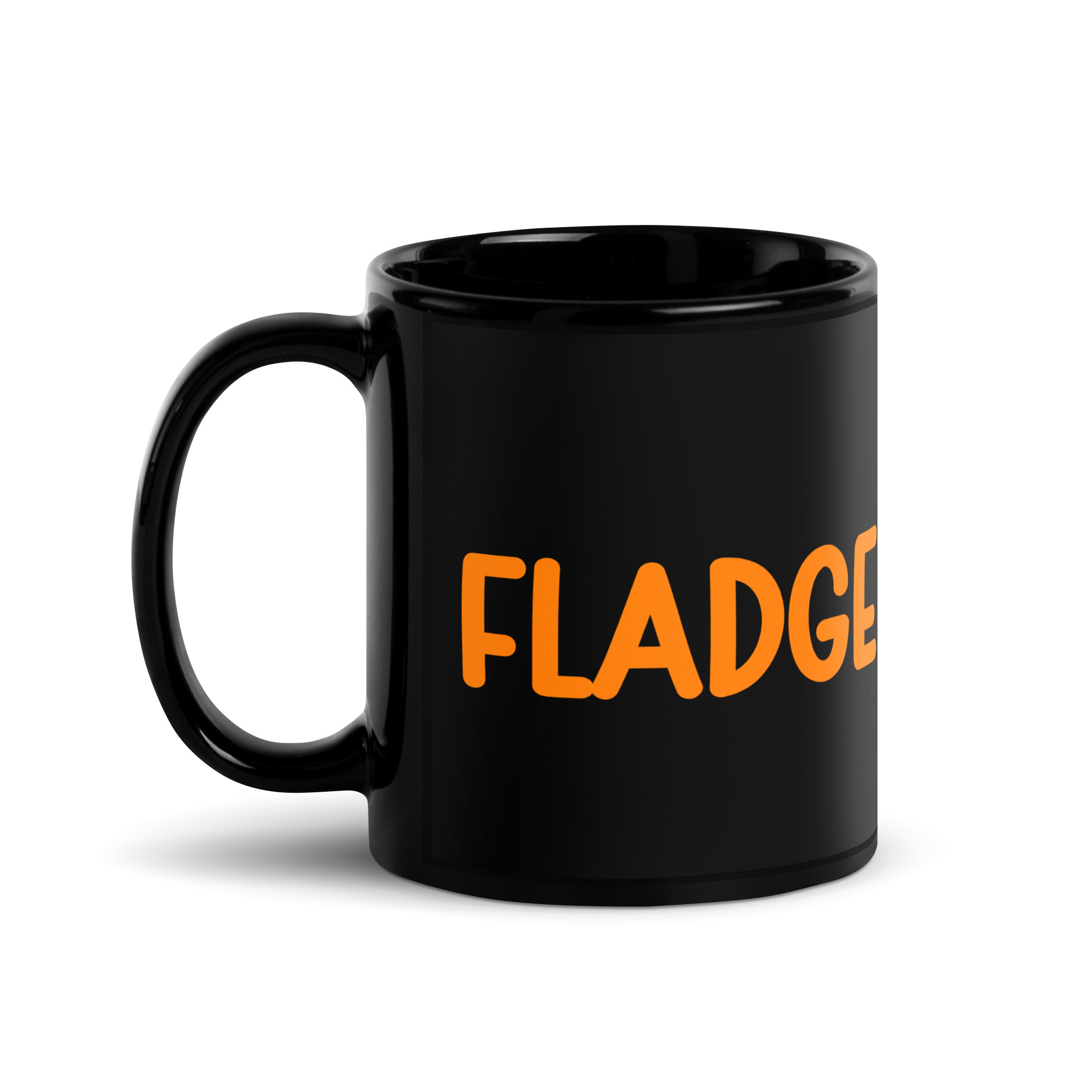 Fladge Rants Glossy Mug Black - Image 2
