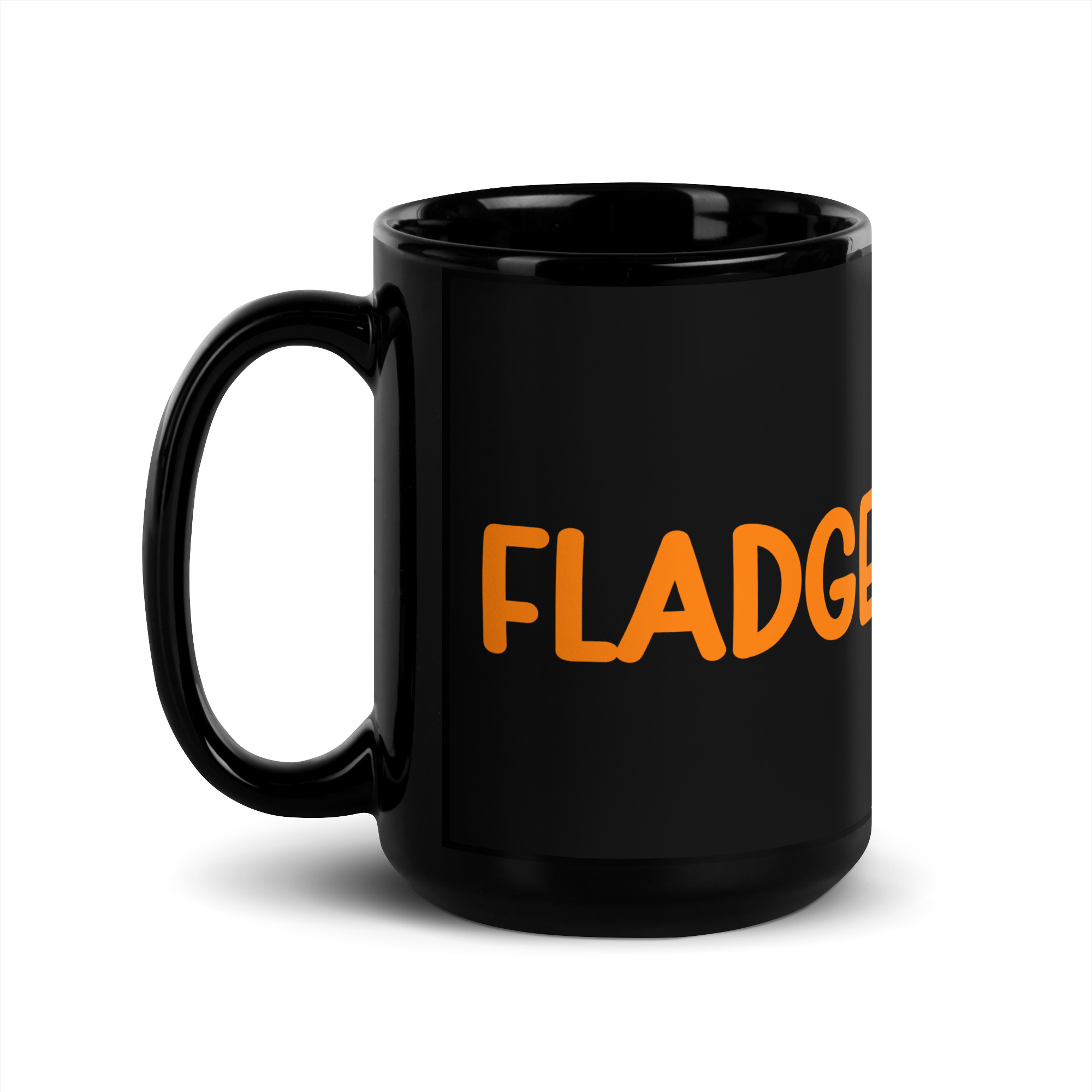 Fladge Rants Glossy Mug Black - Image 4