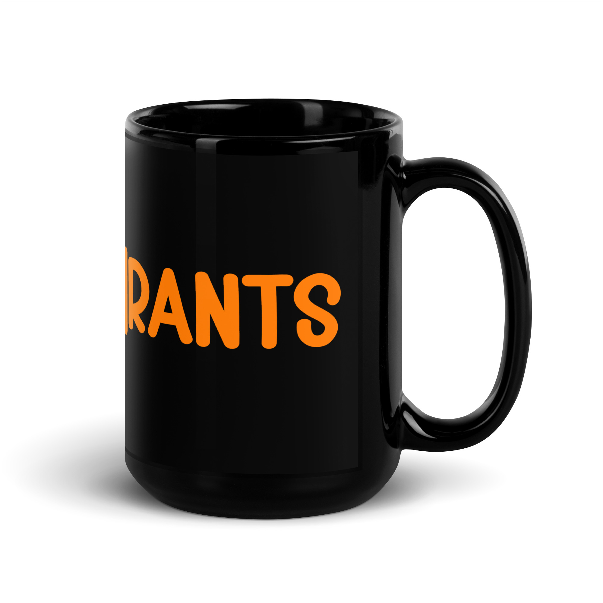 Fladge Rants Glossy Mug Black - Image 5