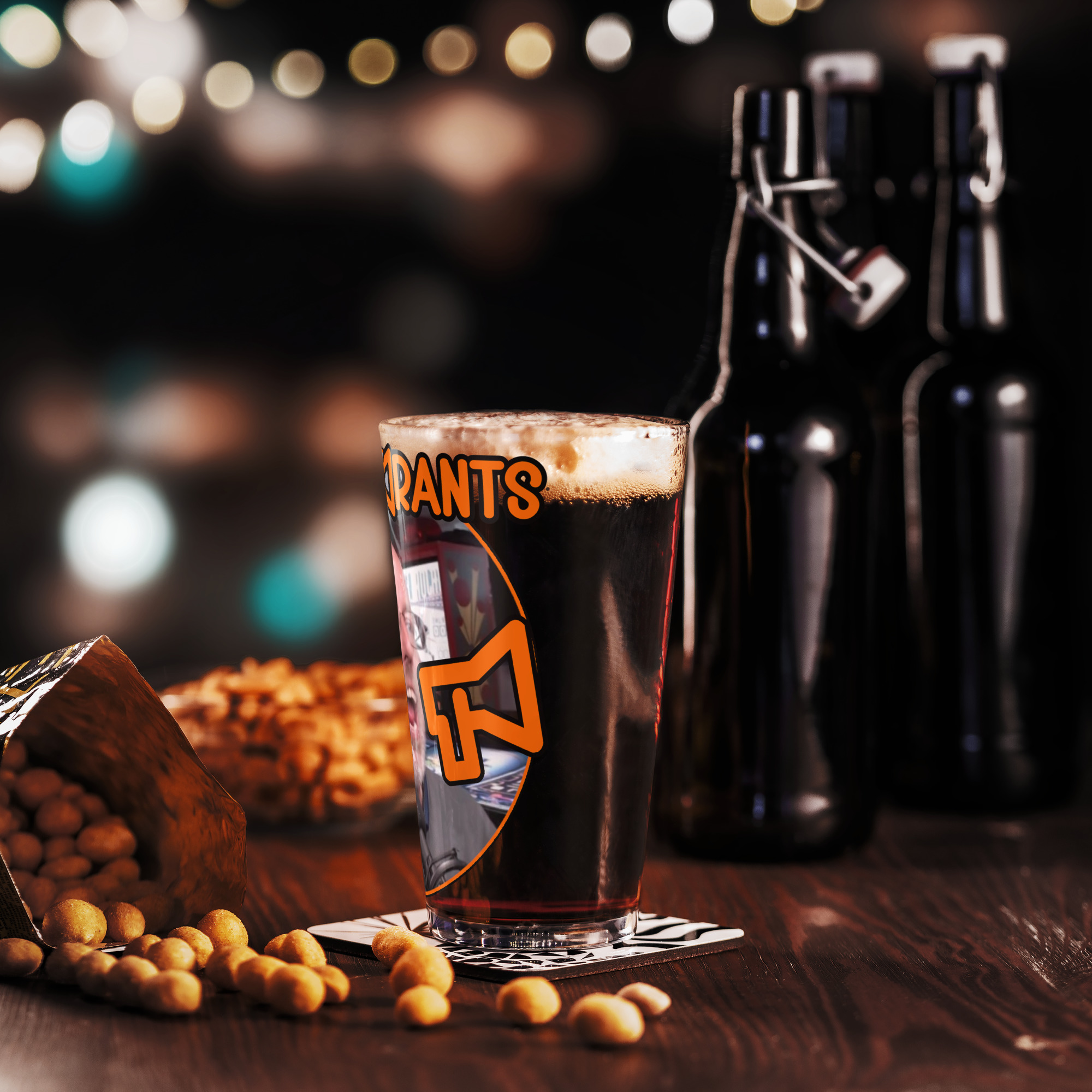 (Collect All 4!) #1 Fladge Rants Shaker Pint Glass #1 - Image 3