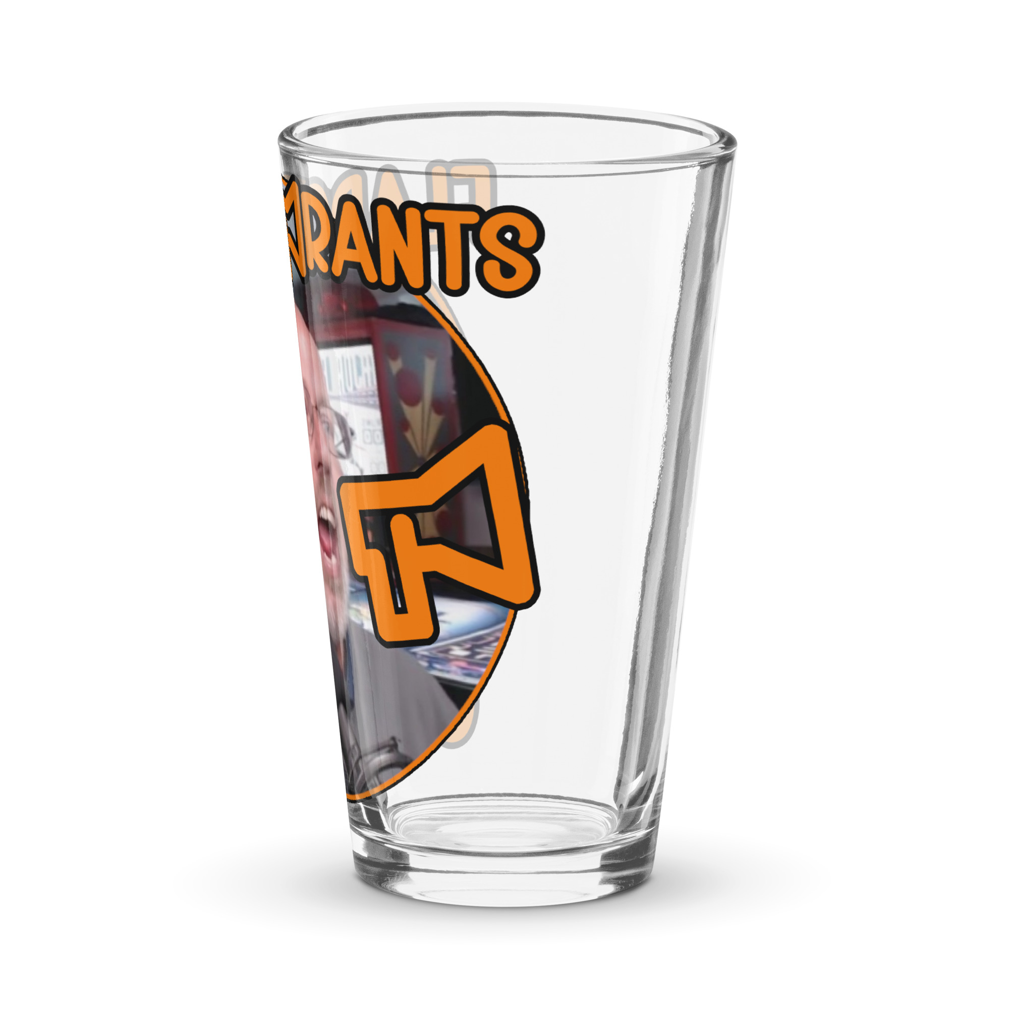 (Collect All 4!) #2 Fladge Rants Gary Shaker Pint Glass #2 - Image 4