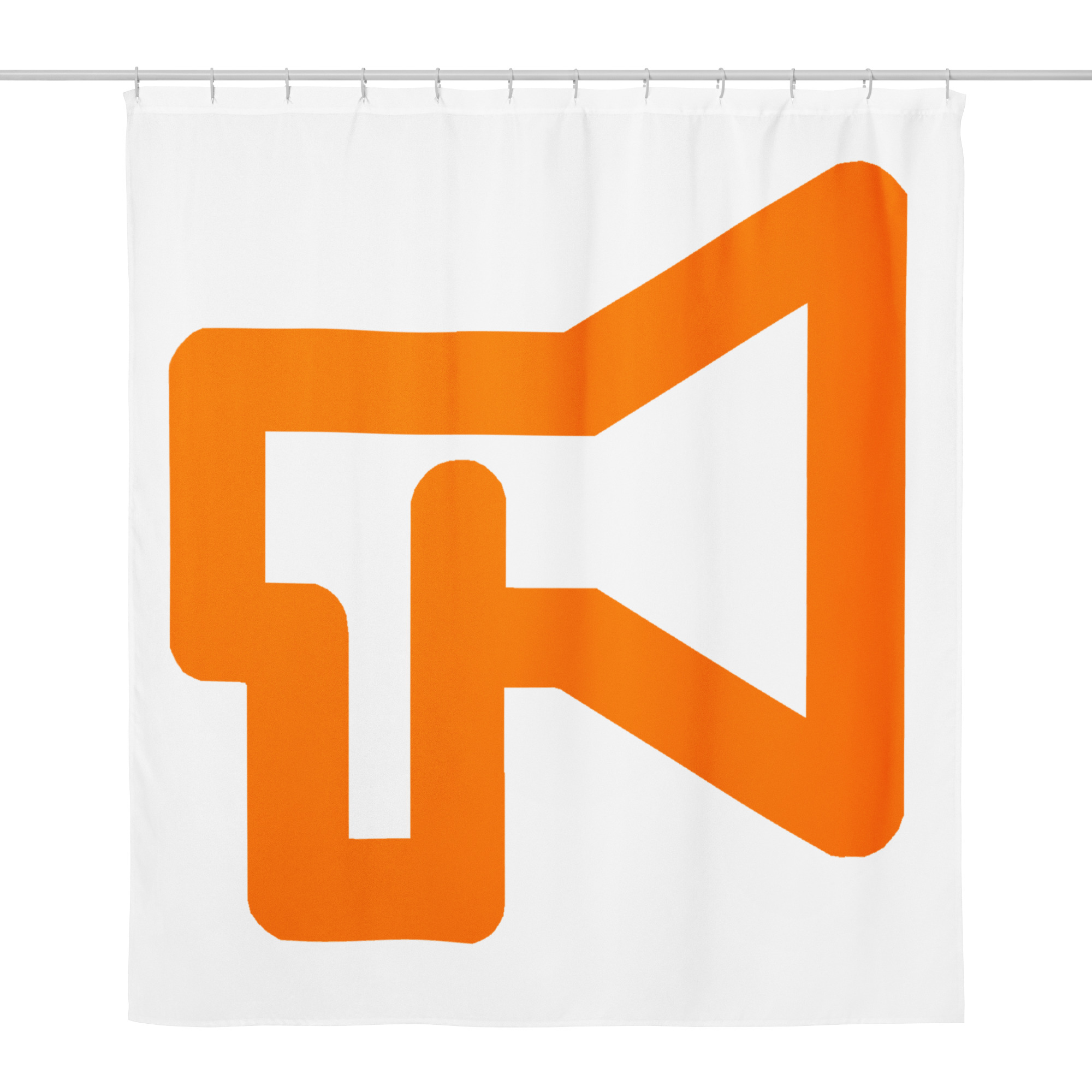 Fladge Rants Bullhorn Shower Curtain - Image 2