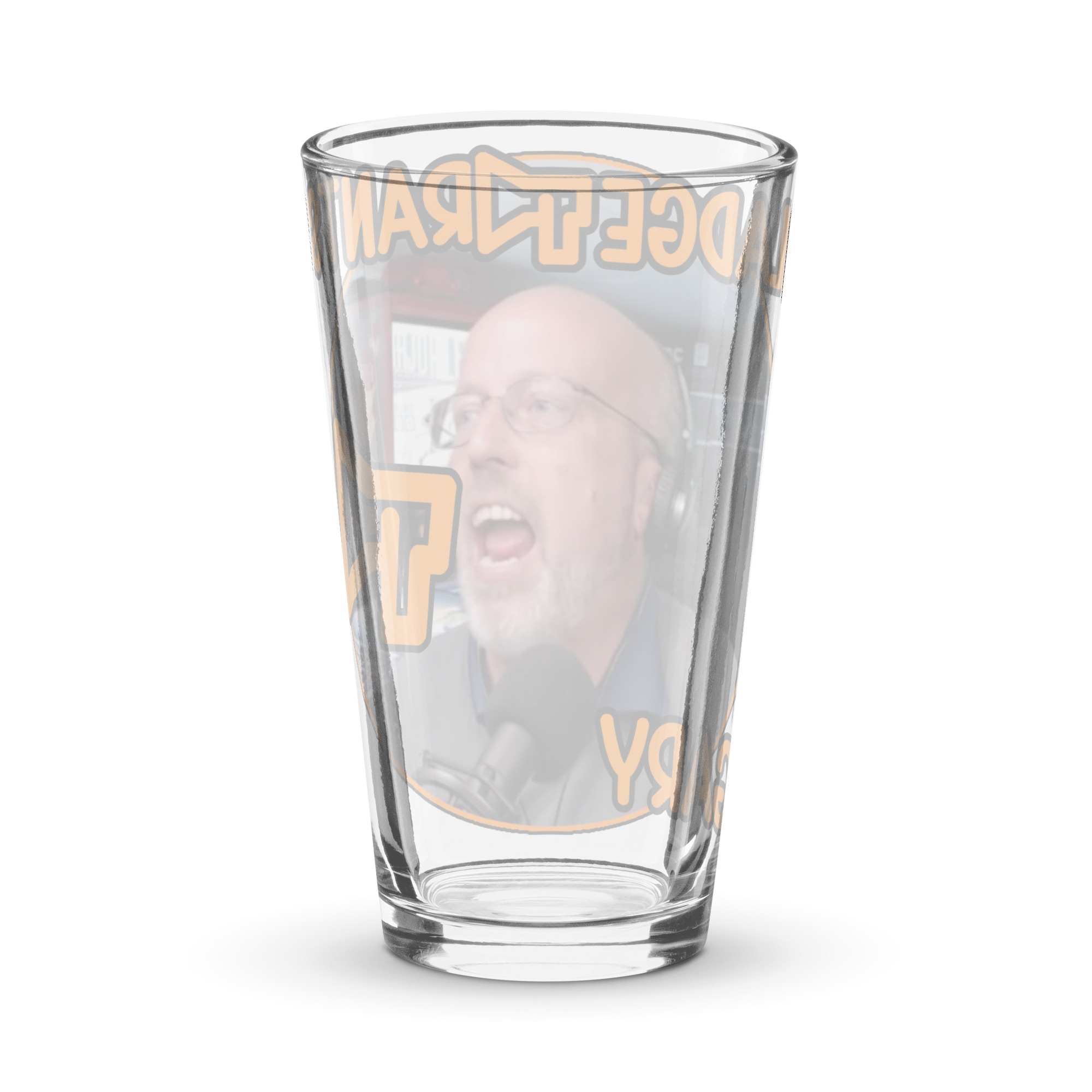 (Collect All 4!) #2 Fladge Rants Gary Shaker Pint Glass #2 - Image 2