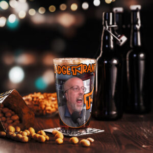 (Collect All 4!) #1 Fladge Rants Shaker Pint Glass #1