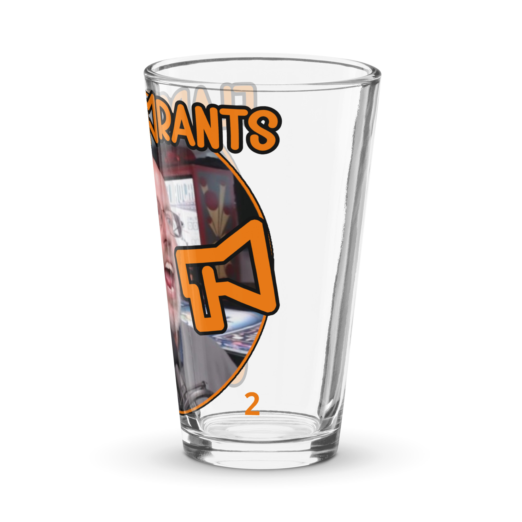 (Collect All 4!) #2 Fladge Rants Gary Shaker Pint Glass #2 - Image 8