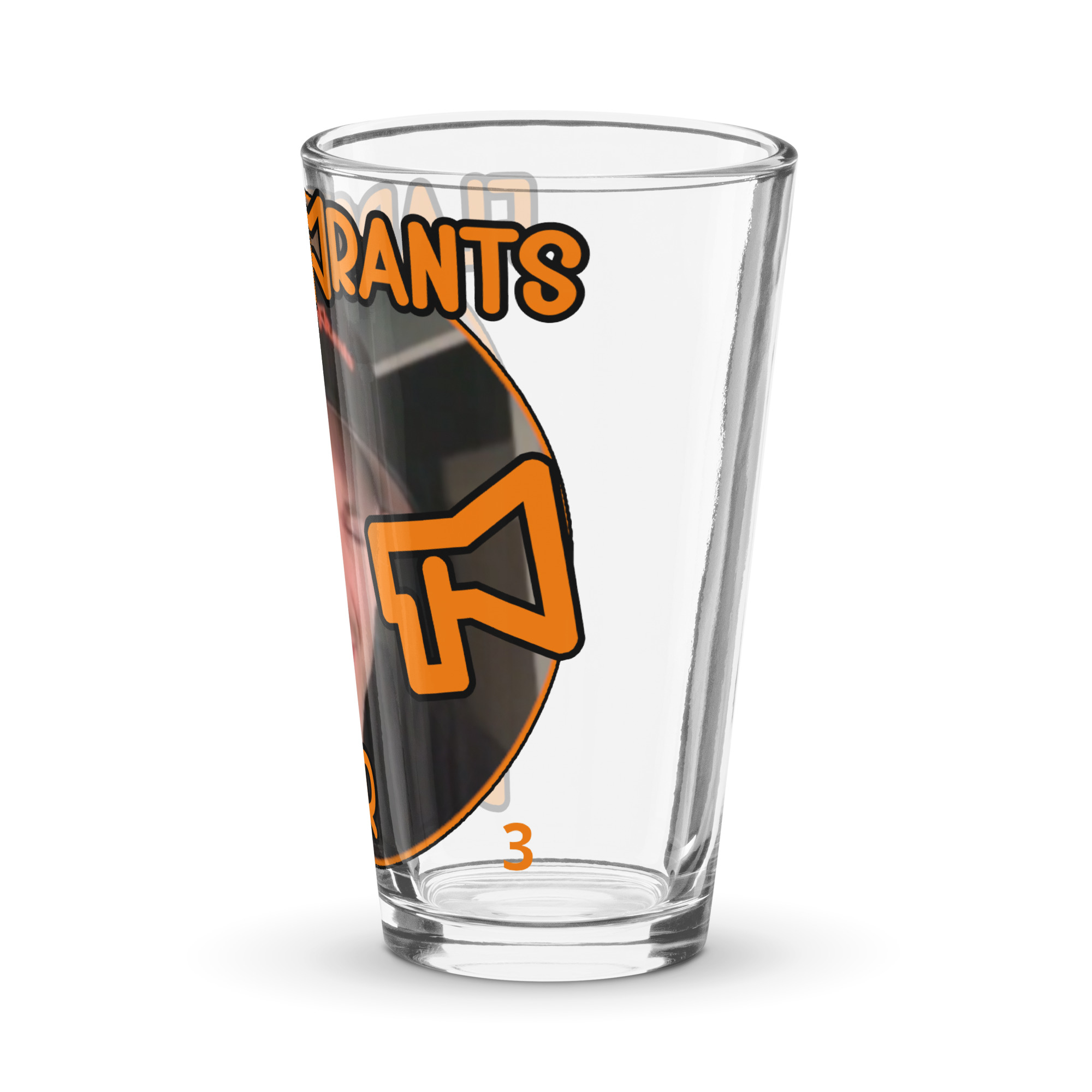(Collect All 4!) #3 Fladge Rants Drawer Shaker Pint Glass #3 - Image 8