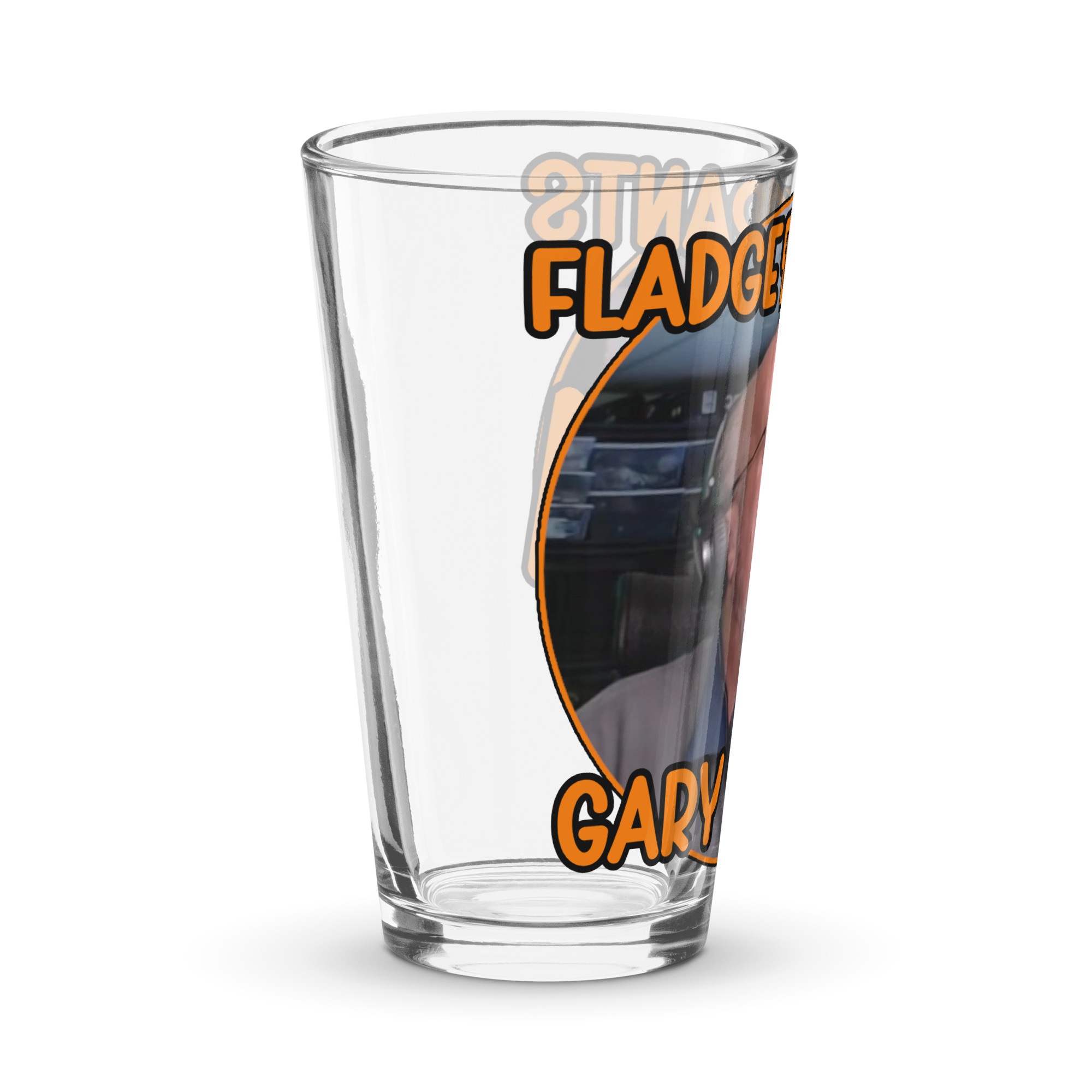 (Collect All 4!) #2 Fladge Rants Gary Shaker Pint Glass #2 - Image 3