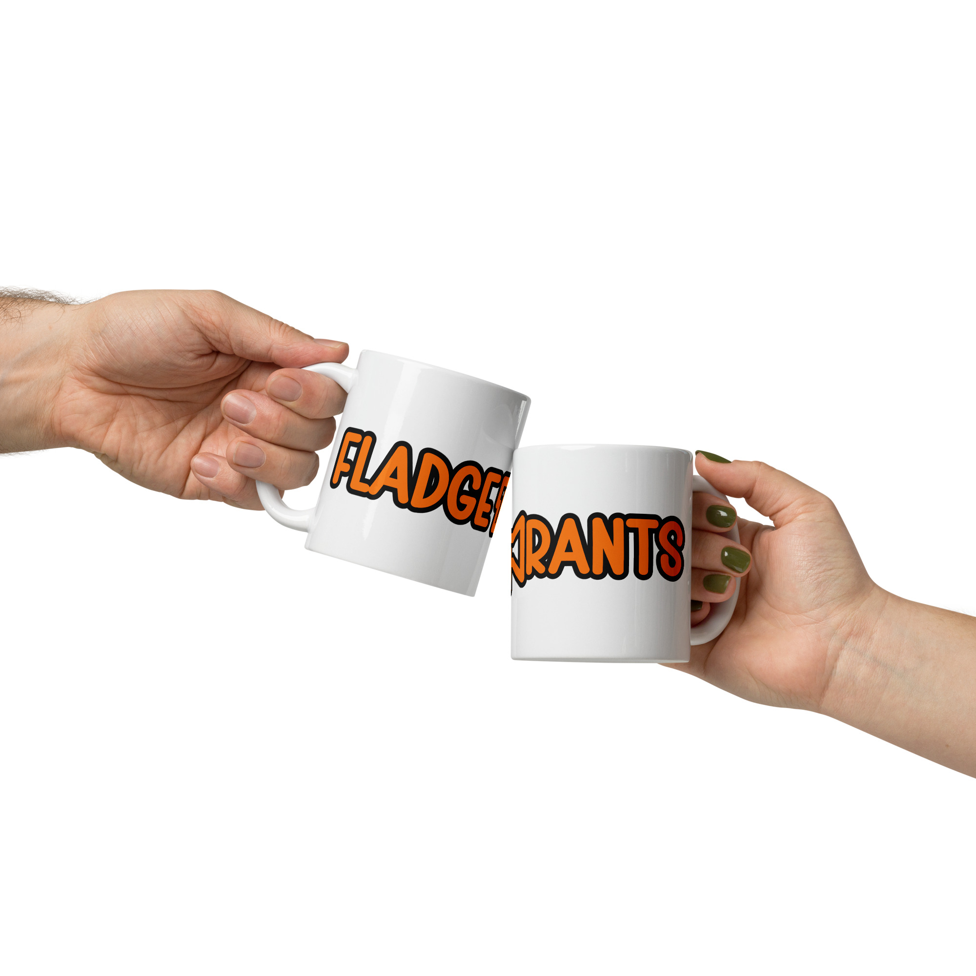 Fladge Rants Glossy Mug White